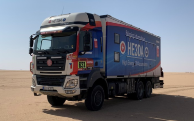 Horní Suchá z Havířovska je na Rallye Dakar! Jede tam kamion na baterie HE3DA